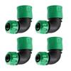 Irrigation System Parts 90 Degree Hose Connector For Navigating Obstacles Leak Proof Design Wear Resistant Material