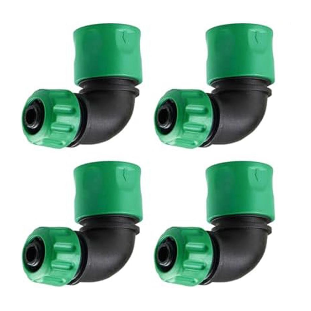 Irrigation System Parts 90 Degree Hose Connector For Navigating Obstacles Leak Proof Design Wear Resistant Material