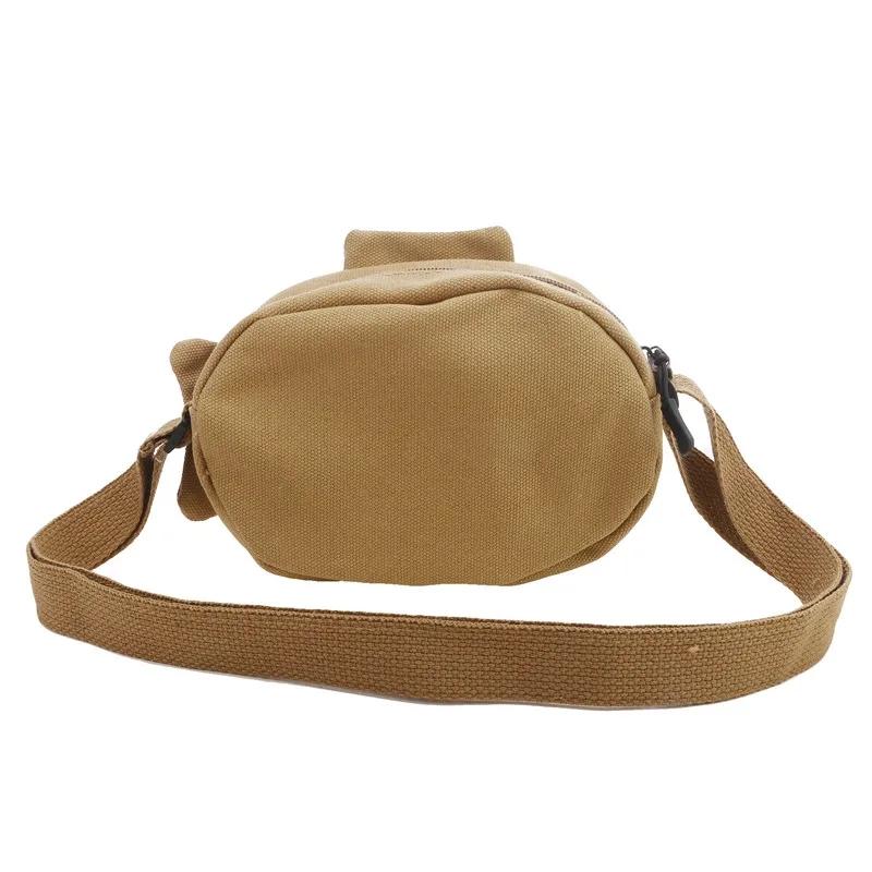 Yogodlns Fish Shape Canvas Messenger Bag Fashion Cute Embroidery Portable Zippered Small Purses Handbags Mini Crossbody Bag