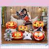 Pumpkin Zombie Halloween Ghost Bat Plush Toy Stuffed Doll Decoration Kids Gift