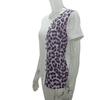2025 European Leopard Print Women’s Elegant Short Sleeve Round Neck T-shirt - Casual Spring/Autumn
