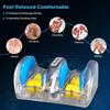 Electric Foot Leg Brace Hot Compression Massage Shiatsu Kneading Deep Tissue Relax for Sports Running Fitness Gym Exercise After
