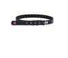 Dopamine Flower Red Checkered Belt for Women, New Sweet, Cool and Spicy Girl, Denim Blue Leather Belt, Trendy