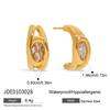 Stainless Steel Earrings - Luxurious and High-end Ear Accessories Featuring Diamonds. Titanium Steel Jewelry for Women.