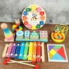 Intellectual Baby and Child Toys1-2-3One-Year-Old Boy and Girl One-Year-Old Baby Eight Tone Percussion Piano Music Enlightening Early