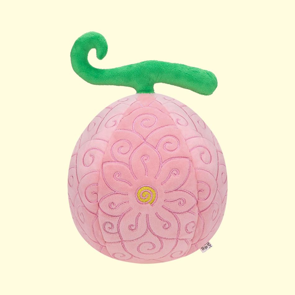 

One Piece Devil Fruit Plush Toy With Short Pile Fabric For Kids Collectible Gift Floral