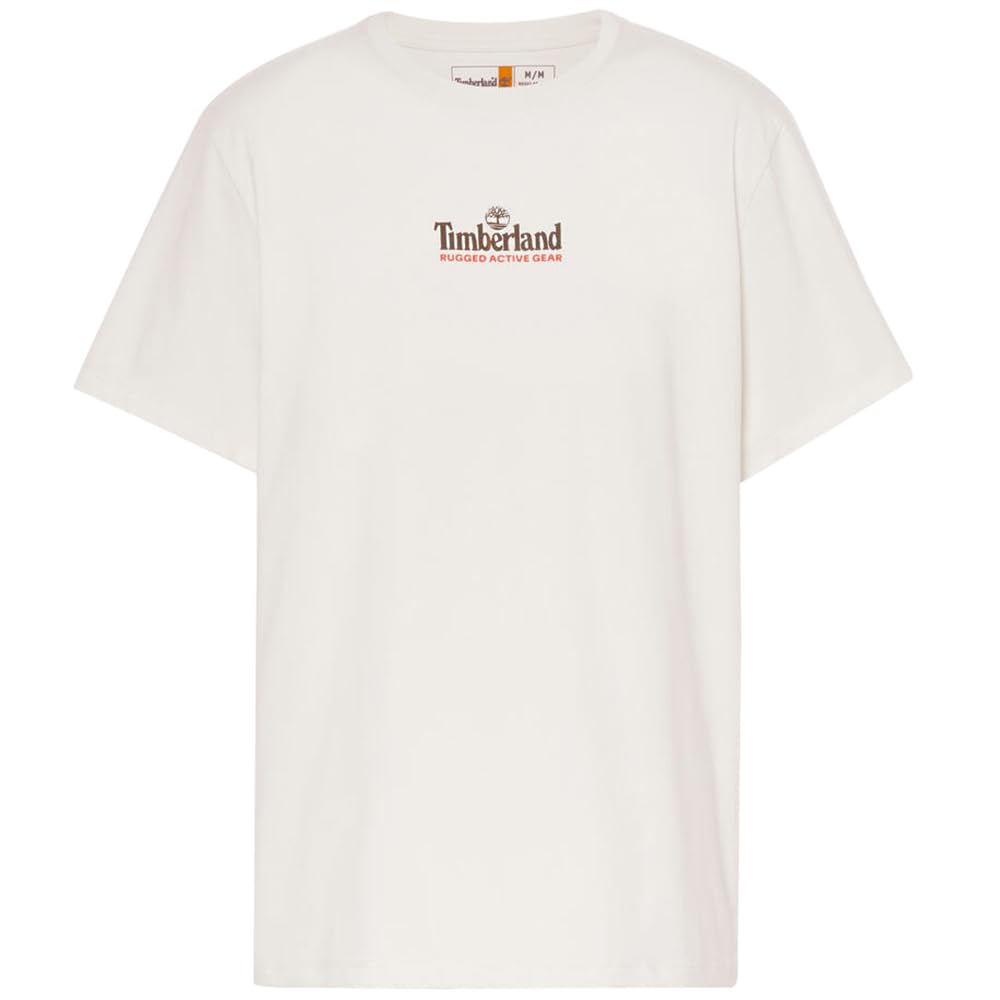 

Мужская футболка с коротким рукавом и графикой Timberland Washed Back on the Road , винтажный белый, размер L (TB0A6AAUCM91)