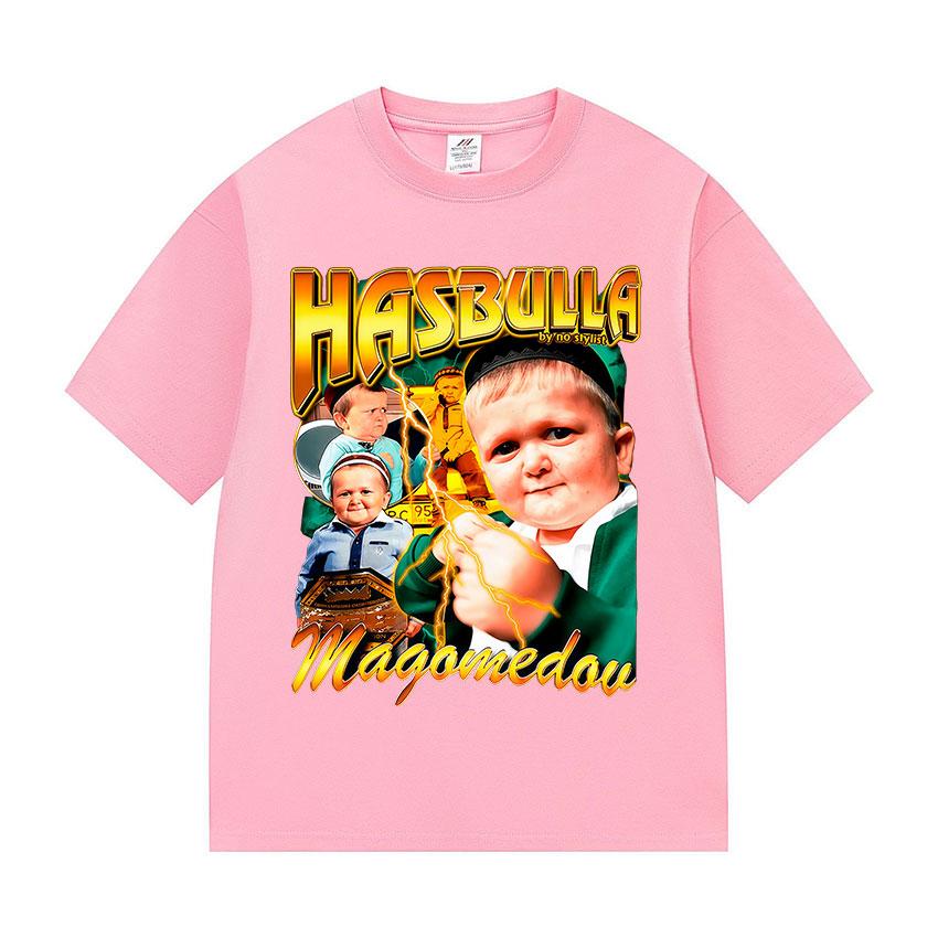 Vintage Classic Hasbulla Magomedov Graphic T Shirt Women Khabib Blogge Fighting Oversized Cotton T-shirts Summer Fashion T-shirt