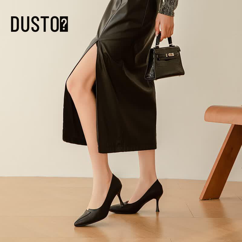 Dadao Women s French Style Pointed Toe Stiletto Pumps 37
