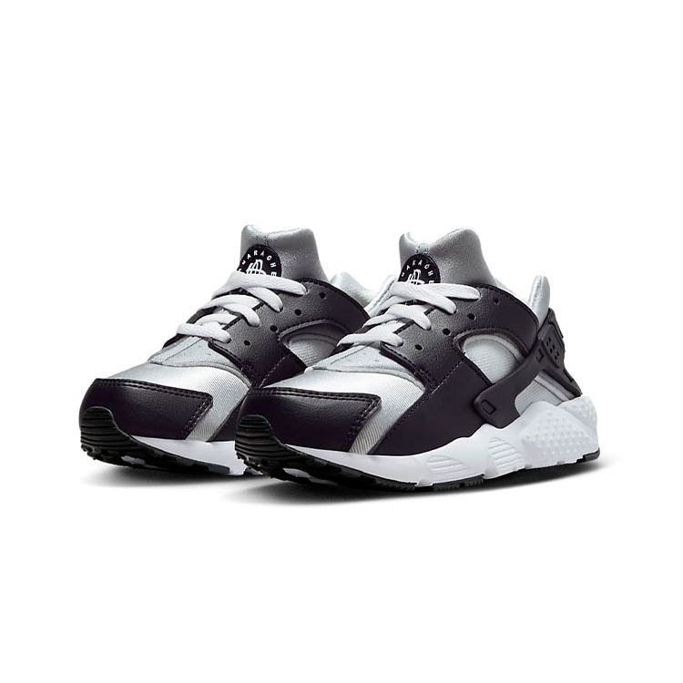 Nike Huarache Run PS Čierna Neutrálna šedá Detské tenisky Stredne šedá Biela 704949-044