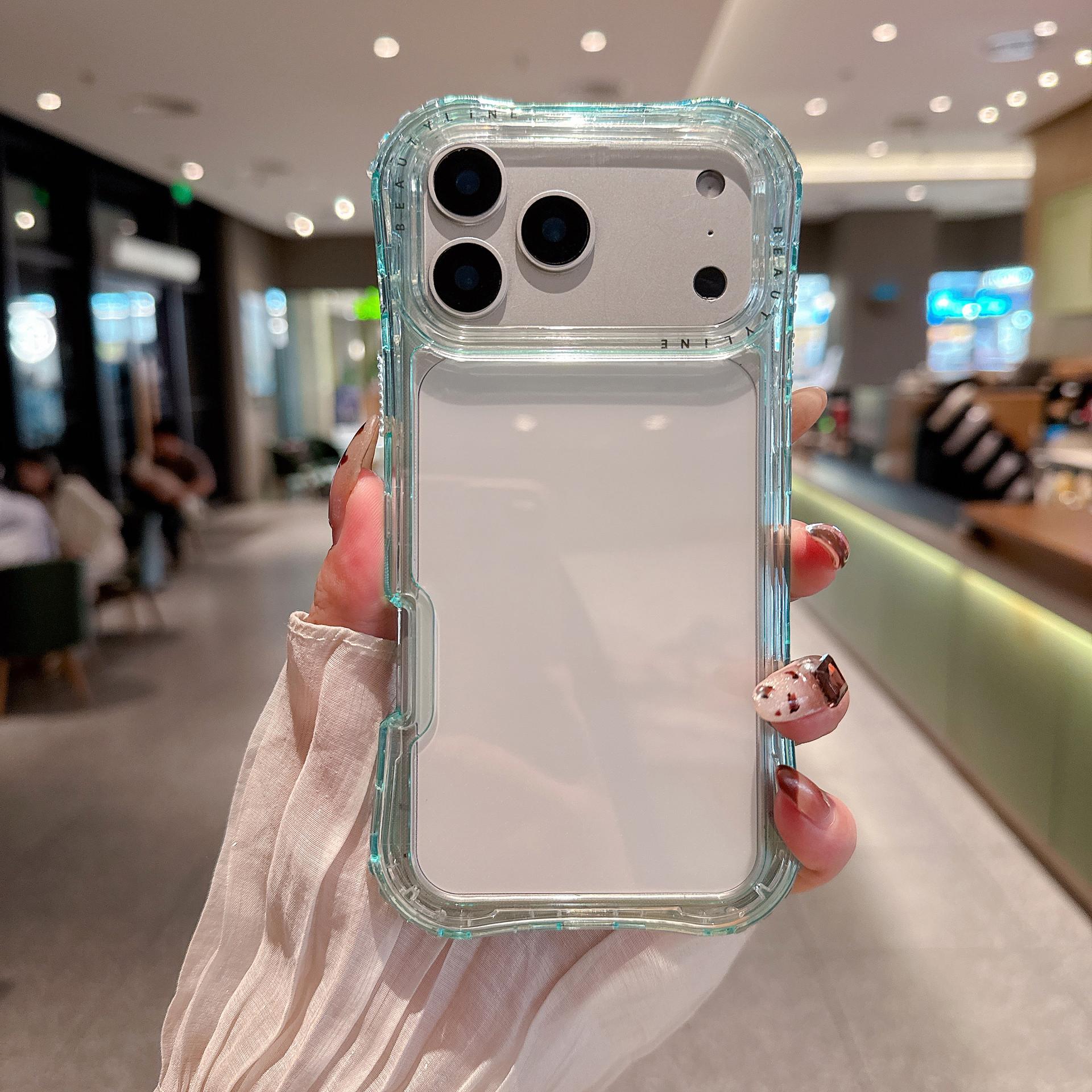 

Для IPhone 17 Pro Max Утягивающий талию Чехол для мобильного телефона Три-в-одном Прозрачный Противоударный Чехол Honor X8C 4G