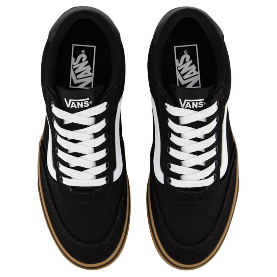 Men's Sneakers Vans Brooklyn LS Low top Skateboard Shoes Men's Black White