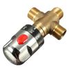 1PC Brass Pipe Thermostat Faucet Thermostatic Mixing Valve Bathroom Water Temperature Control Faucet Cartridges