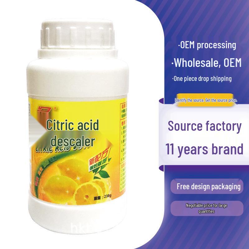 Citric Acid Descaler for Kettles, Water Dispensers & Humidifiers - Food Grade Scale Remover (238g)