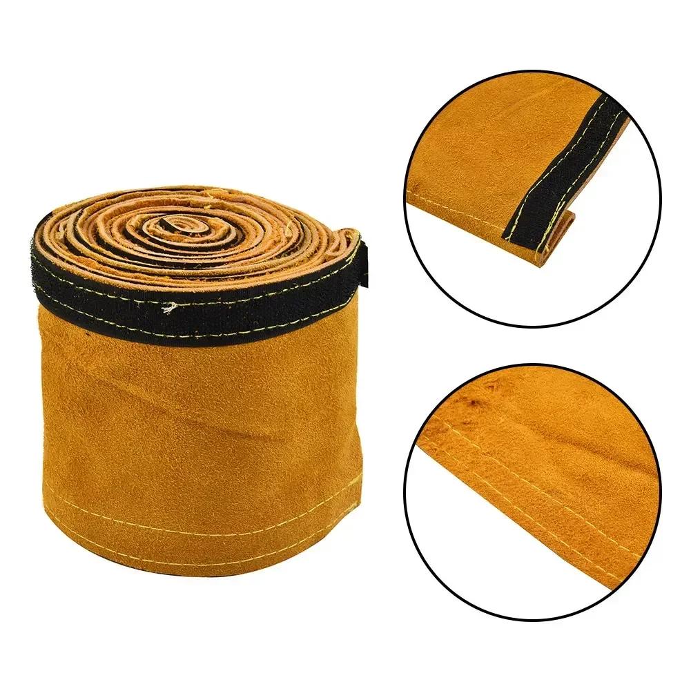 1pcs 3.5m/10m TIG Welding Torch Cable Cover Leather Adjustable Tightness Stitched Mig/plasma Cable Sleeves Tig Cover For Hose