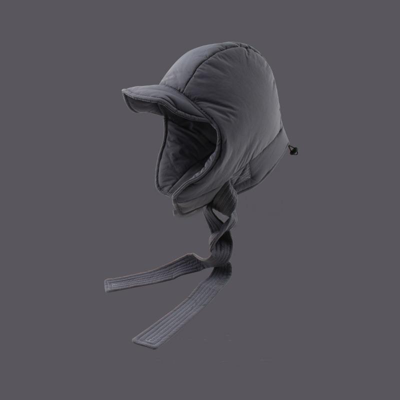 Winter new down child cold-proof thickened bag head hat fashionable versatile cycling ear hat men and women