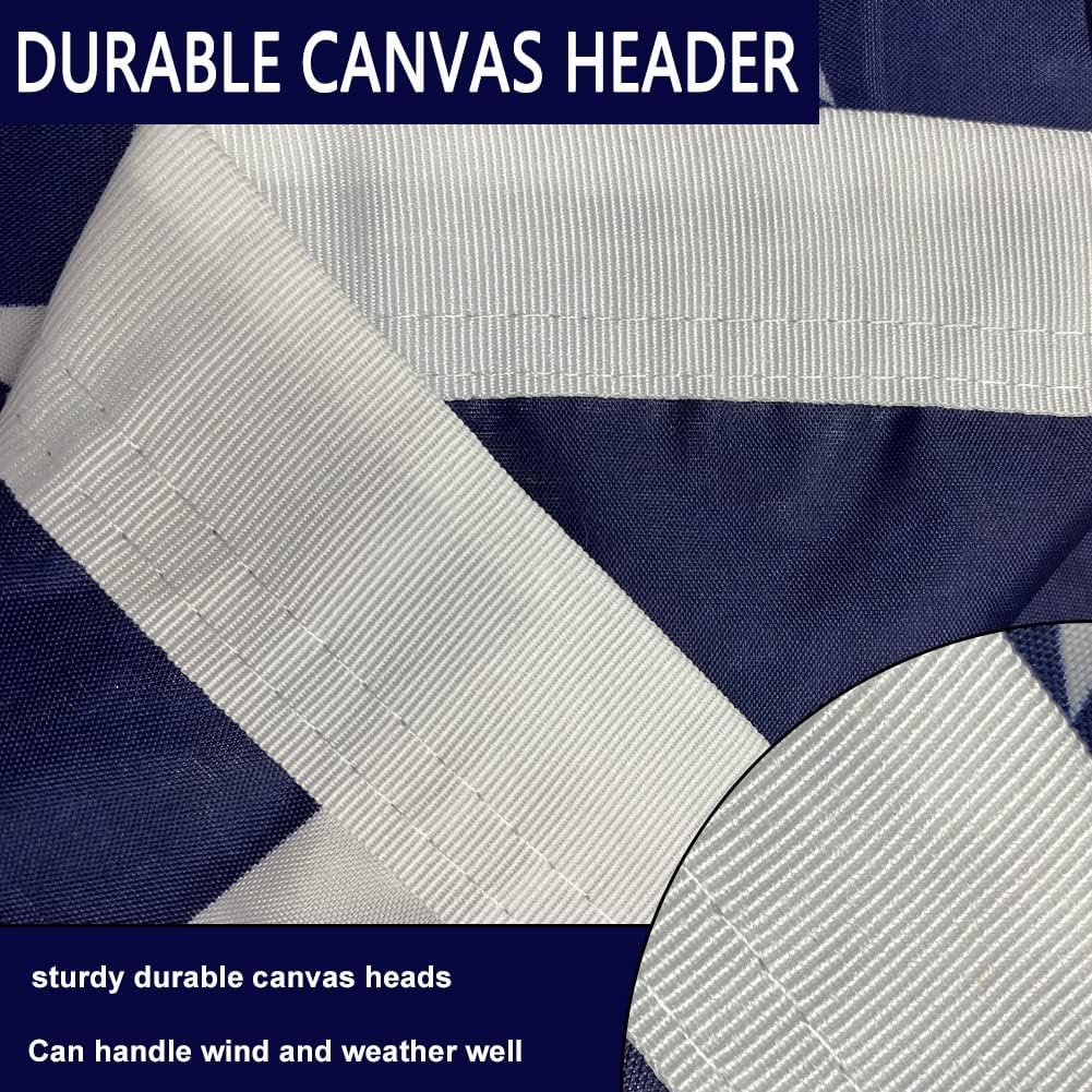American Flags for Outside 3x5 Double Sided- Premium Heavy Duty Durable 3ply Large USA/US Patriotic Flag Made in USA High Wind for Boat Decorations
