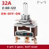 32A250V Switch Silver Dot Rocker Switch 6-pin 3-gear Twist Switch Toggle Switch E-SG1322 1021 1122 1221 1321 SPST Rocker Switch