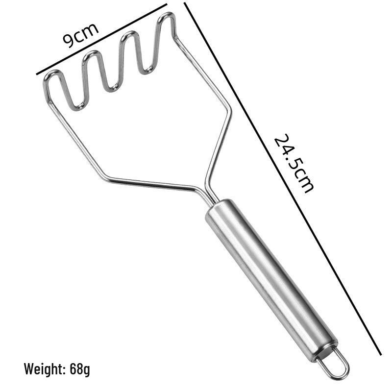 430 Stainless Steel Modern Simple Potato Masher: Baby Food & Kitchen Tool
