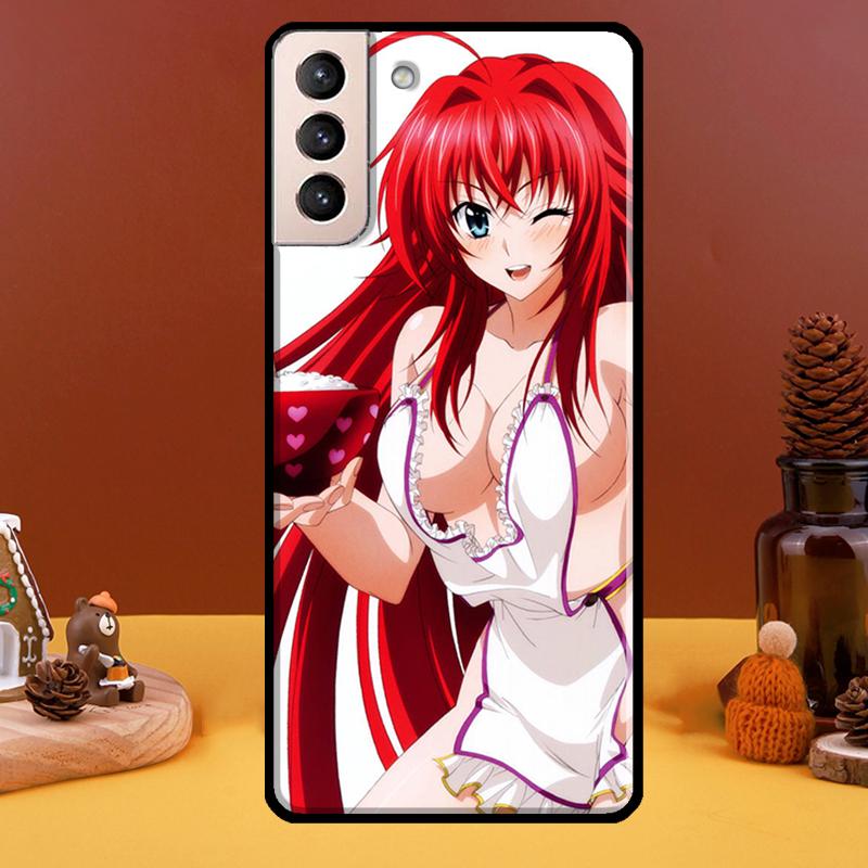 Carcasa de telefon Rias Gremory High School DxD pentru Samsung Galaxy S22 Ultra S20 S21 FE S10 S10e S9 Note 10 Plus Note 20 Ultra