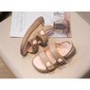 Girls Summer Open Toe Sandals Thick Soft Sole Non-slip Beach Princess Shoes for Kids