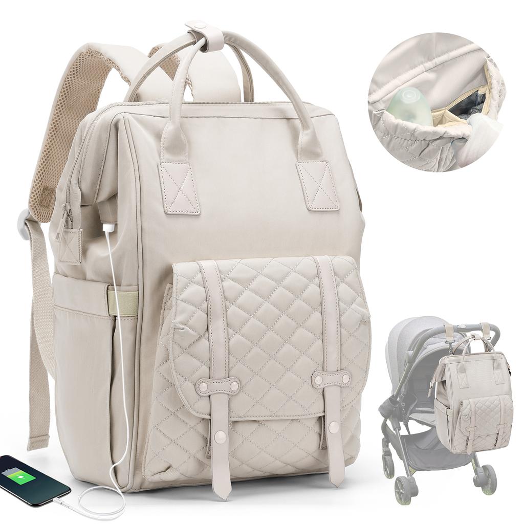 Baby Diaper Bag For Boys Girls,Nappy Backpack Diaper Bags Large Capacity Newborn Multifunction Essentials Travel Bag For Mom Dad