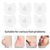 4PCs Soft Silicone Corn and Callus Pads – Medical-Grade Protective Patches for Foot and Toe Pain Relief and Skin Care