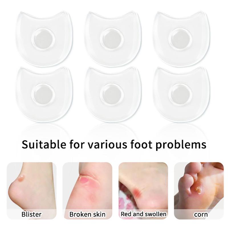 4PCs Soft Silicone Corn and Callus Pads – Medical-Grade Protective Patches for Foot and Toe Pain Relief and Skin Care