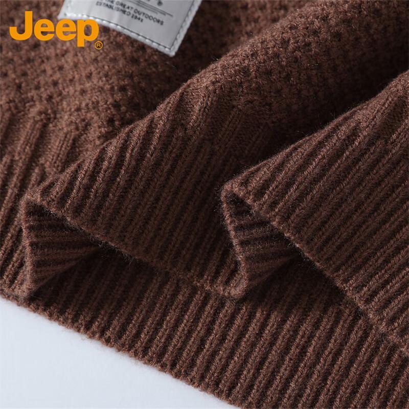 JEEP Men's Autumn/Winter Crew Neck Knit Sweater