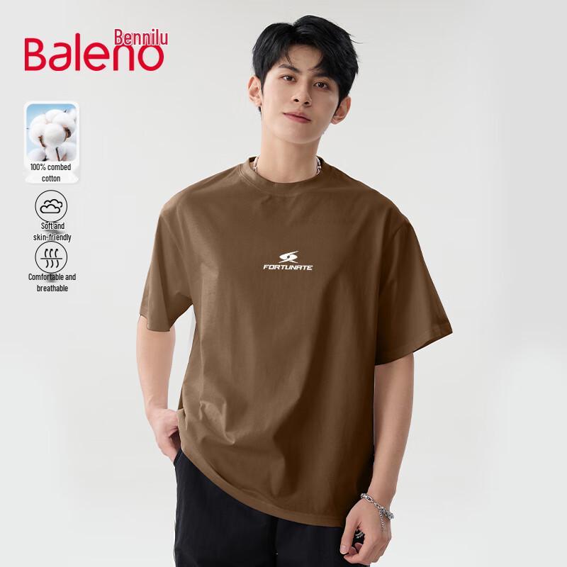 Baleno Men s Pure Cotton Graphic T-Shirt 2XL