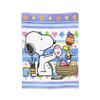 Snoopys & Woodstock Fun & Flowers Flannel Blanket Awesome Throw Blanket for Home Hotel Sofa 150*125cm Quilt,