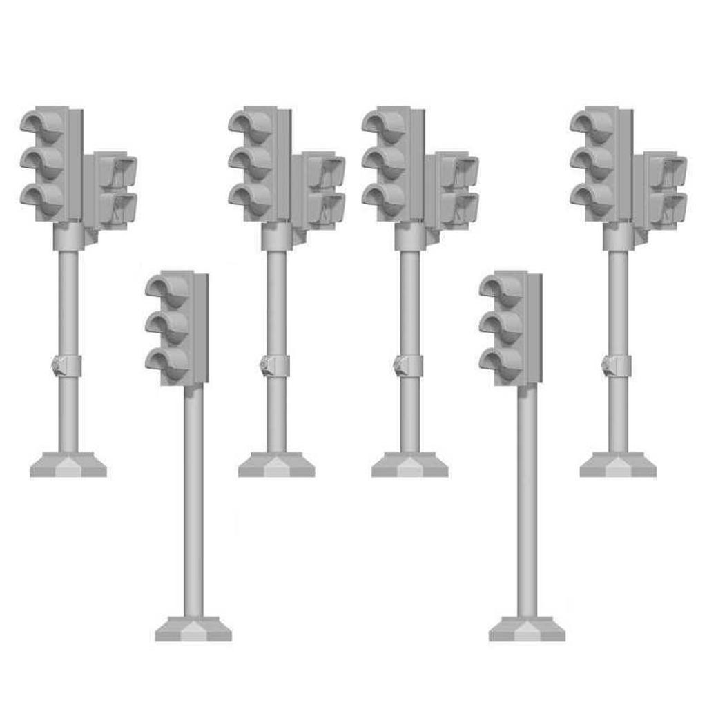 Green Stuff World 3D Print Set Traffic Light 70mm 3D Printer Kit 1/48 GSWD-12419