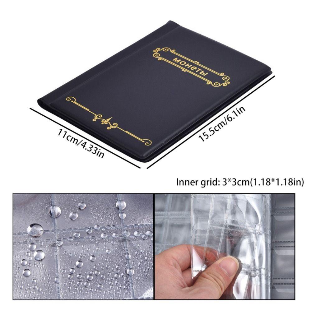 Large Capacity Coin Collection Album Loose-leaf Album Holder Durable Coin Album  Home Decoration