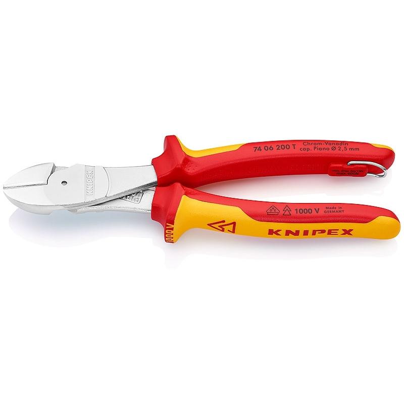 

Боковые фрезы Knipex kn-7406200t сверхмощные vde 200 мм хромированные