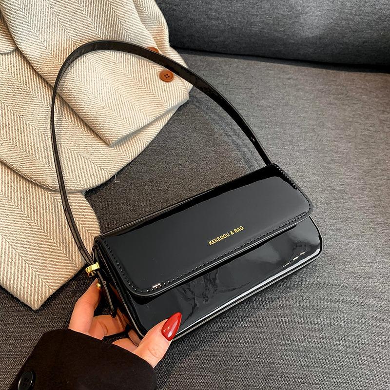 Fashion Women's Bag Simple Retro Shoulder Armpit Bag Casual Small Square Bag Trendy High Texture Messenger Bag