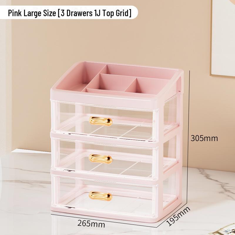 Plastic Drawer Desktop Organizer for Stationery and Cosmetics