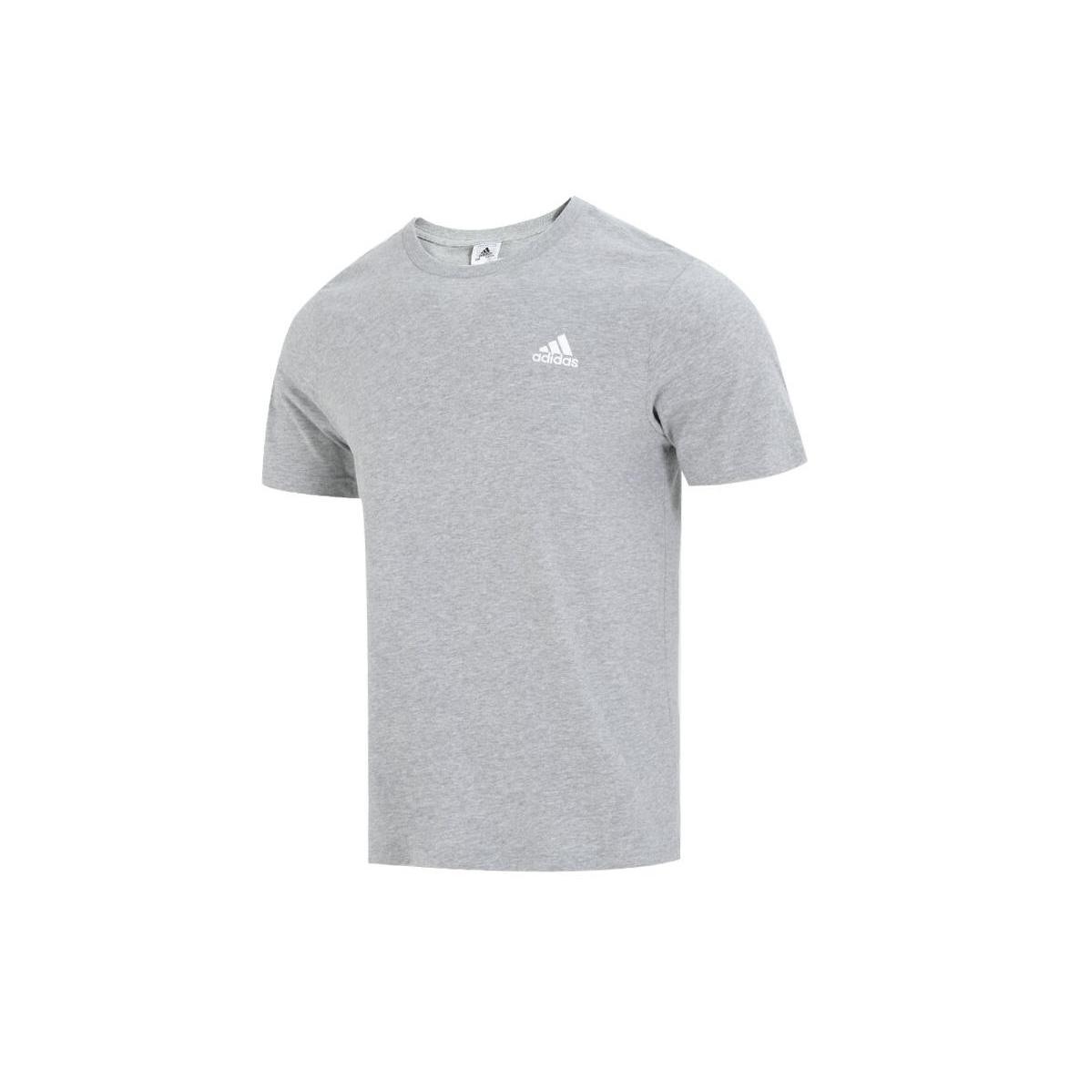 adidas Essentials Single Jersey Embroidered Small Logo T-Shirt Grey Men s IC9288 XXL