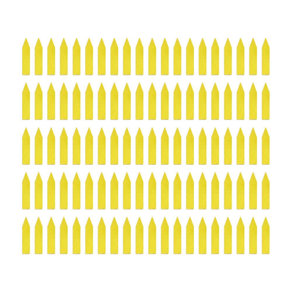 100Pcs 5*1cm Waterproof Plastic Plant Tags Garden Plant Labels Nursery Markers Flower Pots Seedling Labels Tray Garden Tools