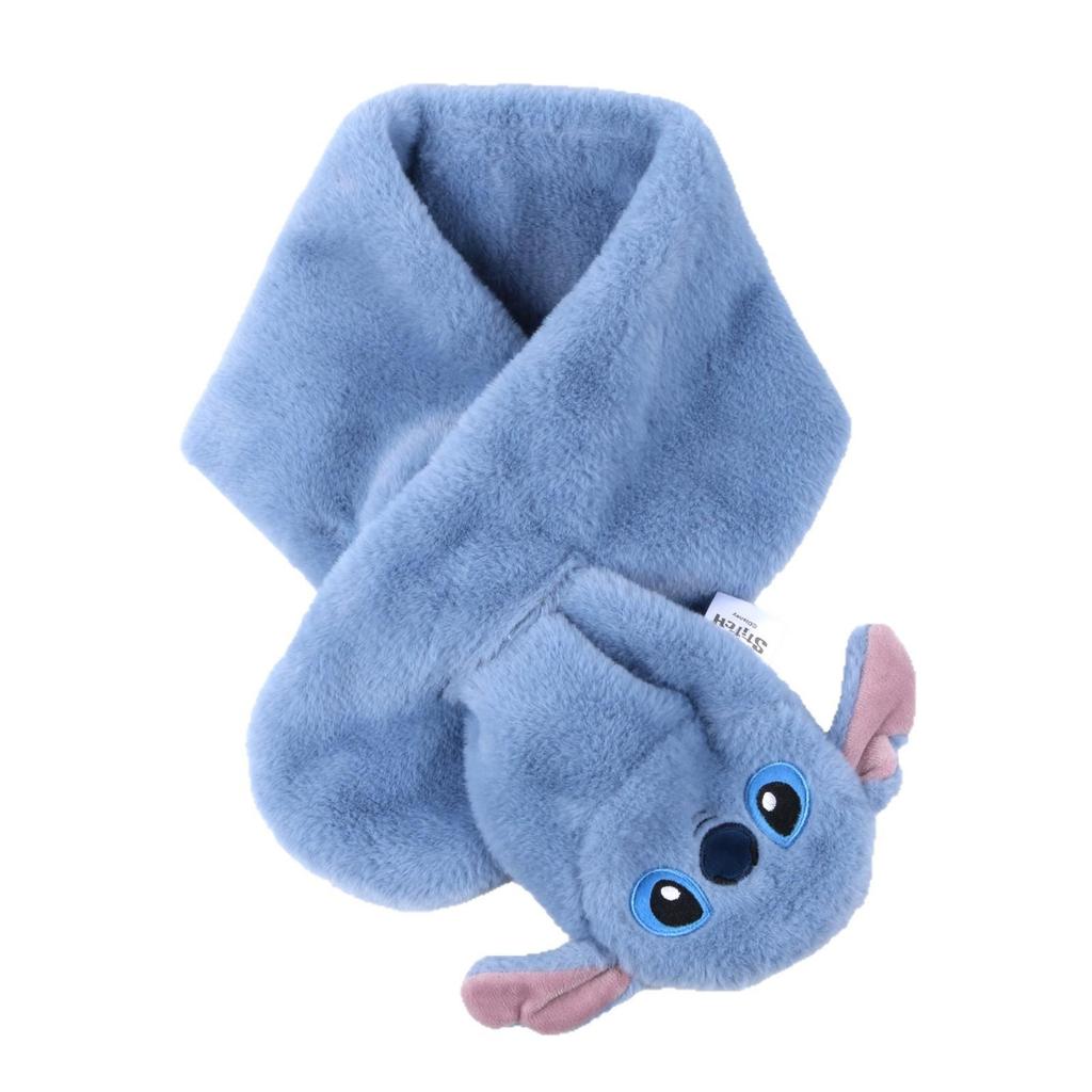 Lilo & Stitch Winter Plüschschal: Niedlicher, warmer, weicher, kältefester Nackenwärmer mit Fahrraddesign