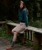 Seutyudioaenpaleukeu Multi Stripe Jersey Skirt_Green