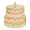 Ozd. Drewniana Tort Ecodeco