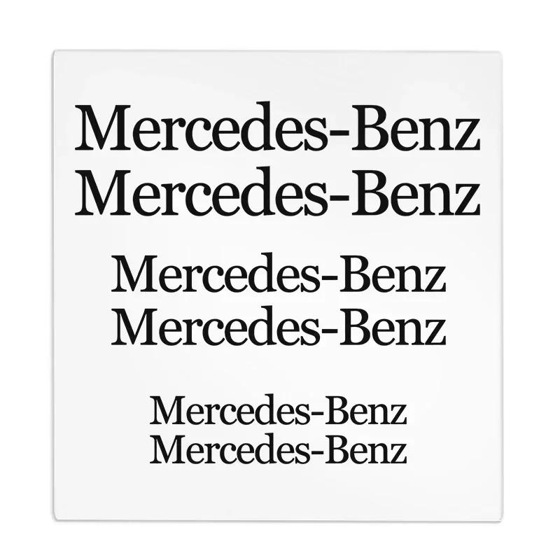 6 Stück Bremssattel Aufkleber Hitzebeständiges Decal Auto Dekoration Für Mercedes Benz W204 W124 W201 W202 W212 W220 W205 GLA CLA GLC