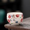 Shangqi Ceramic Hand-Painted Chrysanthemum Teacups