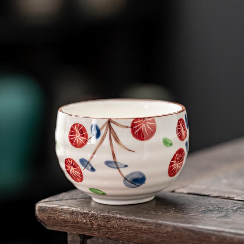 Shangqi Ceramic Hand-Painted Chrysanthemum Teacups