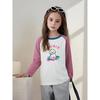 27Home Brand Children's Clothing New Product 2026 Spring Girls' Long-Sleeved T-Shirt Baby Clothes Pure Cotton Cartoon Bottoming Shirt