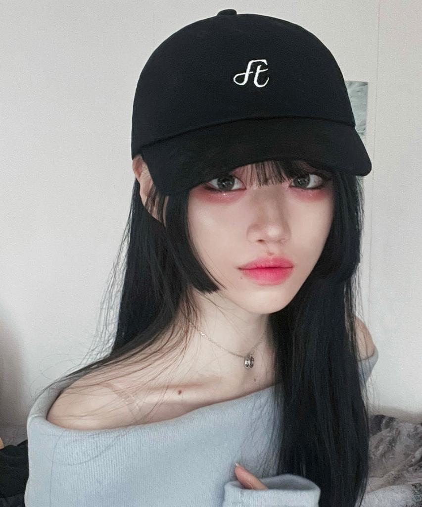 FOR THE FIT Logo Signature Ball Cap_Black