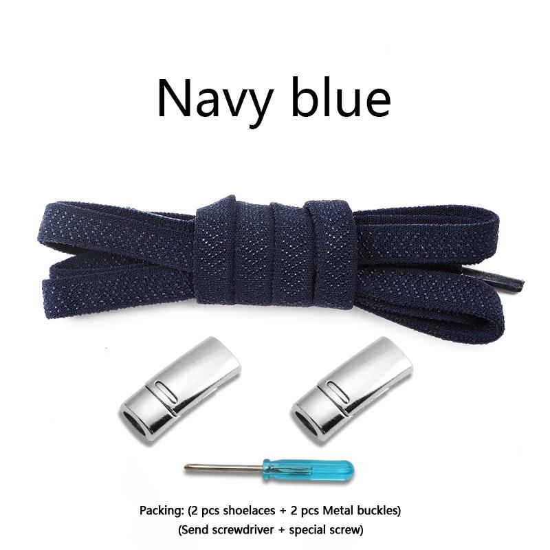 Elastic Laces Sneakers Magnetic Shoelaces Without ties 8mm Flat  Rubber Shoelace Tennis No Tie Shoe laces Shoes Accessories