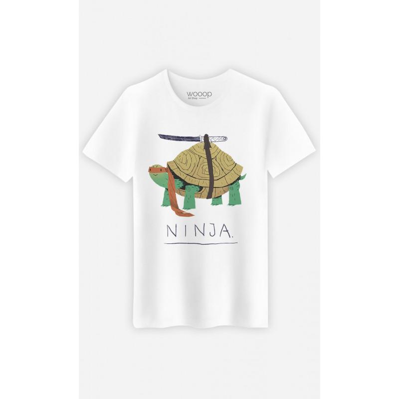 T-shirt Homme - NINJA TURTLE S bianco