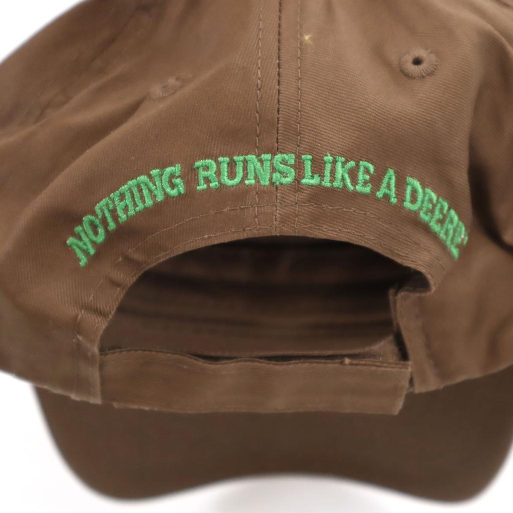 JOHN DEERE Cap Brown Men's Used