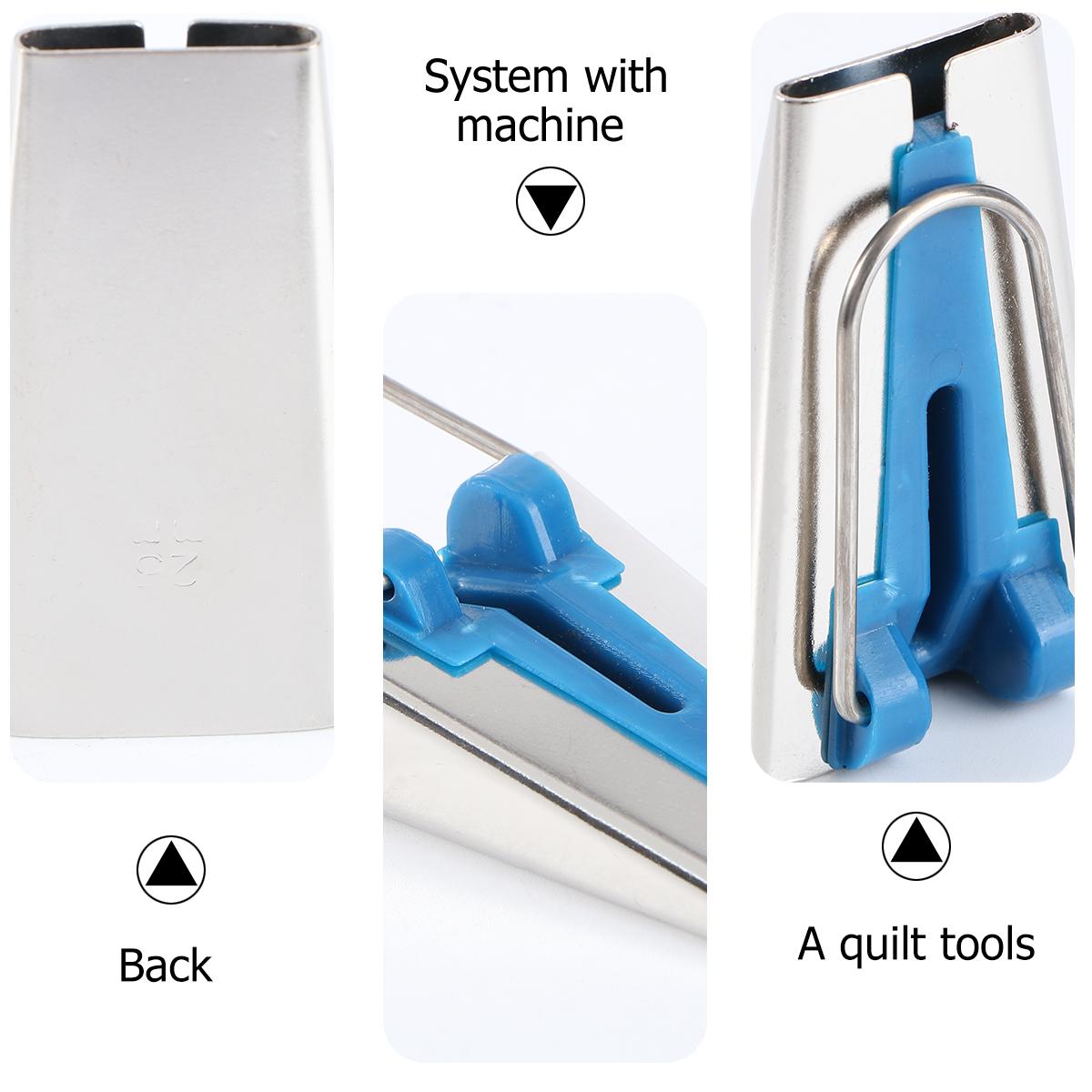 

25Mm Blue Bias Maker Kit Fabric Folding Tool For Sewing Quilting Projects Diy Binding Tape Creation Fabric Bias Tape Maker синій